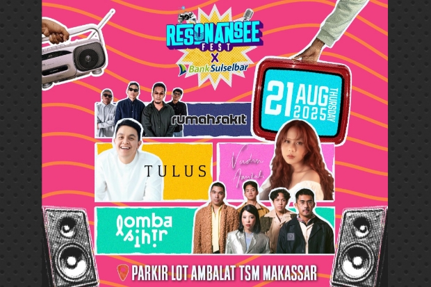 Resonansee Fest 2025 Siap Getarkan Makassar: Ada Tulus hingga Nadin Amizah