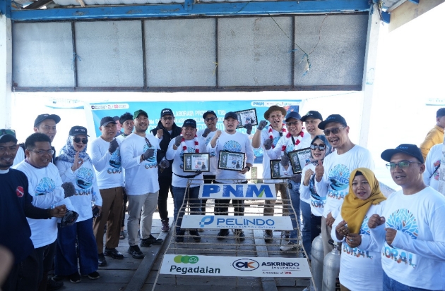 Pelindo Gandeng Tiga BUMN, Selamatkan Terumbu Karang di Pulau Barrang Lompo
