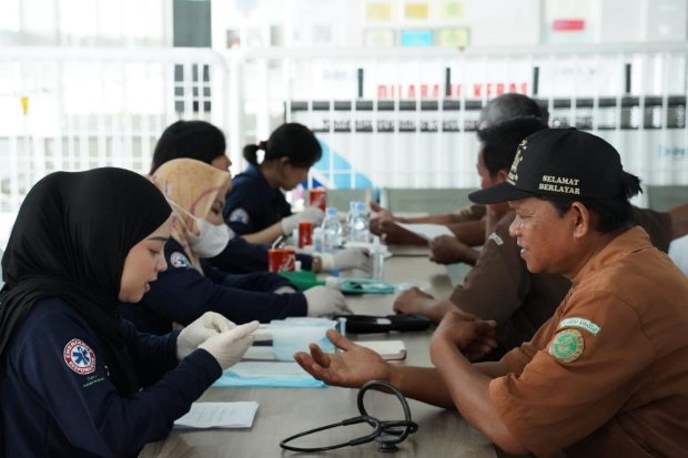 Dukung Indonesia Sehat, SPJM Cek Kesehatan Gratis untuk 250 TKBM