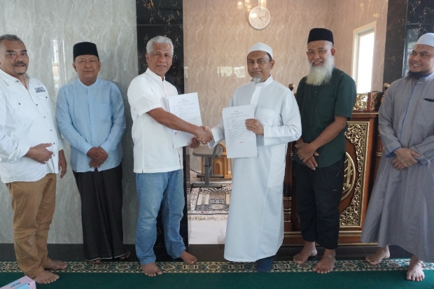 Bukit Baruga Serahkan Tanah Wakaf untuk Masjid & Tahfidz di Cluster Bali Thai Land