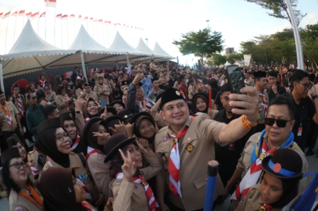 Hari Pramuka ke-64, Walkot Munafri Ajak Pramuka Jadi Pelopor Anti-Bullying