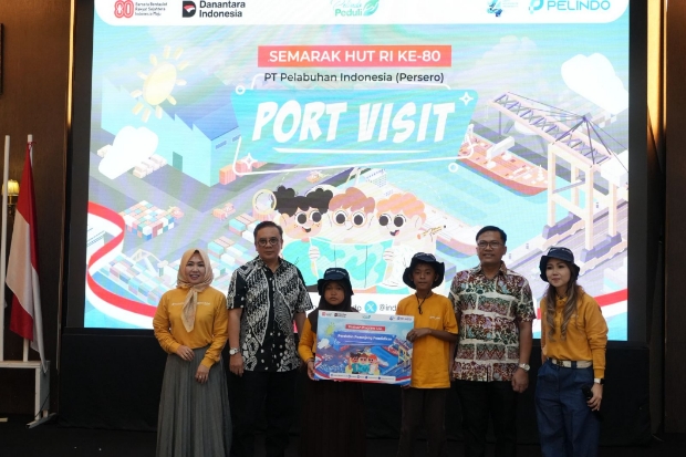 Field Trip Makassar Port: Pelindo Tanamkan Literasi Maritim pada Anak-anak