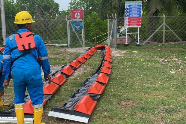Pertamina Bantu Penanganan Darurat Insiden Kebocoran Pipa Minyak PT Vale