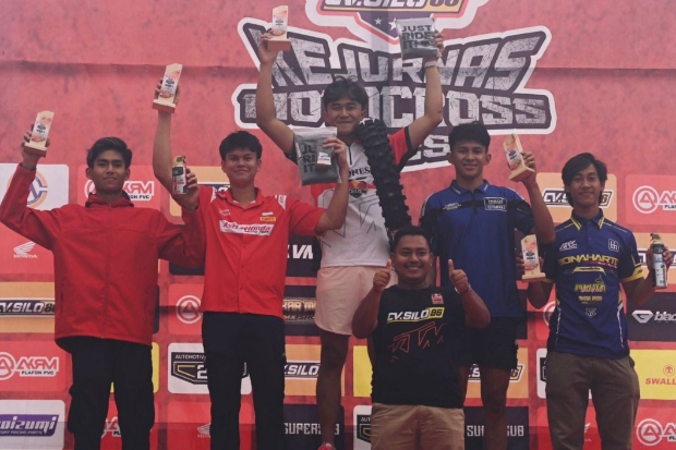 Crosser Astra Honda Raih Double Podium di Kejurnas Motocross