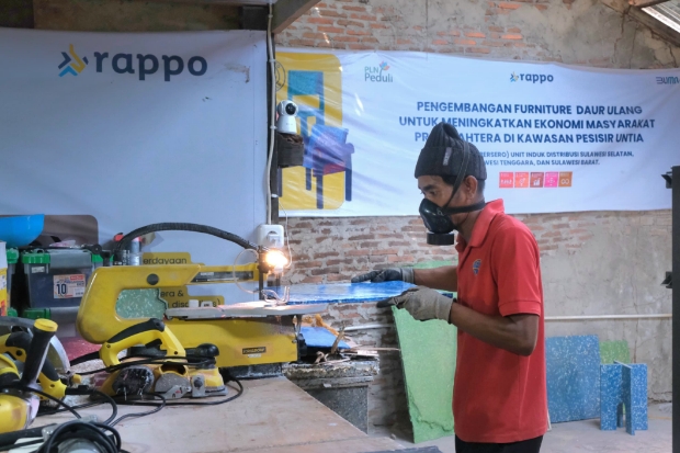 PLN Bersama Rappo Indonesia Olah Sampah Plastik Jadi Produk Bernilai Ekonomi