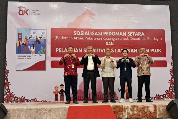 OJK Sulselbar Sosialisasi Pedoman SETARA, Dorong PUJK Lebih Ramah Difabel