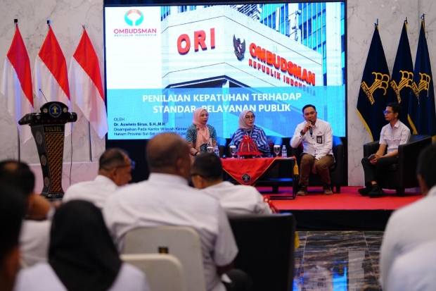 Bangun Budaya Pelayanan Prima, Kemenkum Sulsel Gandeng Ombudsman dan BSI