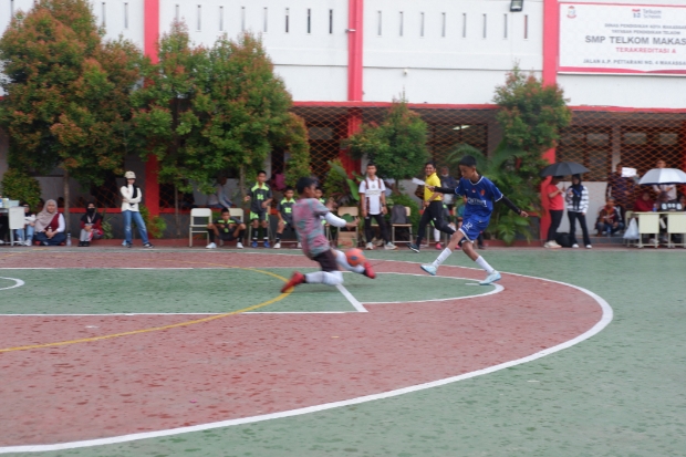 SMP Telkom Makassar Tanamkan Pendidikan Karakter & Kepemimpinan Lewat Turnamen Futsal