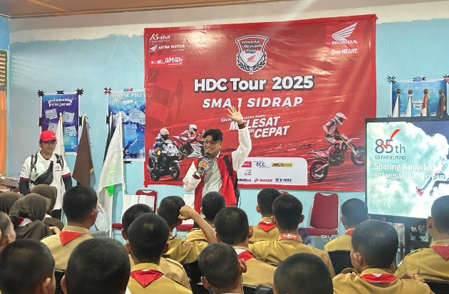HDC Tour Hadirkan Edukasi Otomotif di SMAN 1 Sidrap Jelang Honda Dream Cup 2025