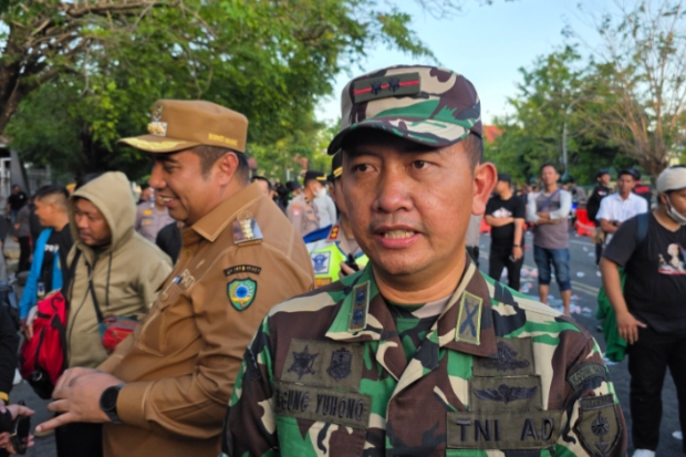 Kodim 1422 Maros Turunkan Personel Jaga Perkantoran