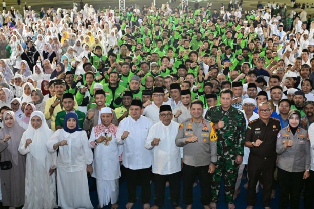 Doa Bersama untuk Makassar, Ratusan Driver Gojek Ajak Jaga Ketertiban & Perdamaian