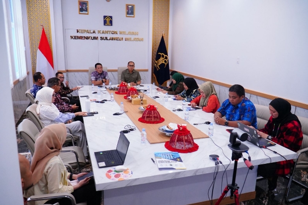 Kanwil Kemenkum Sulsel Mantapkan Persiapan Menuju Penilaian TPN