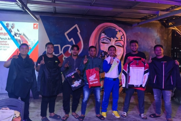 Asmo Sulsel Ajak Ikatan Motor Honda Ambon Utamakan Keselamatan Berkendara