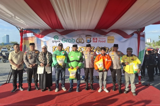 Dukung Polda Ciptakan Situasi Kondusif, Komunitas Ojol se-Sulsel Kutuk Demo Anarkis