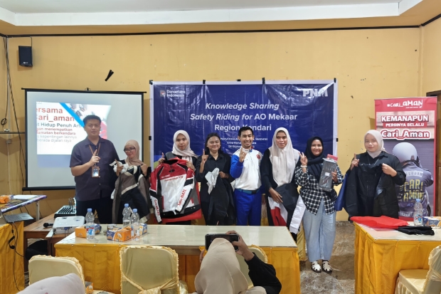 Asmo Sulsel Lakukan Edukasi Safety Riding untuk PNM di Tiga Wilayah