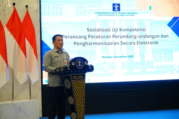 Kemenkum Sulsel Catat 567 Rancangan Produk Hukum Daerah Telah Diharmonisasi