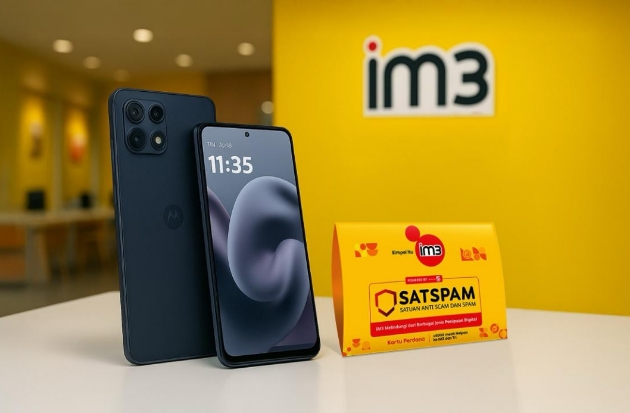 IM3 & Motorola Hadirkan Bundling Moto g86 Power 5G, Internet Ngebut Plus Proteksi SATSPAM