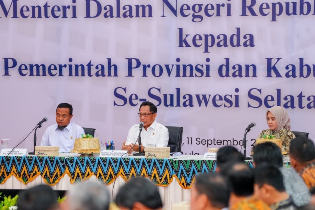 Gubernur Sulsel Dukung Pesan Mendagri Perkuat Ekonomi dan Keamanan Daerah