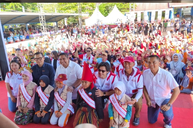 500 Siswa Dilibatkan Kampanye Hidup Sehat Bersama Nuvo Family