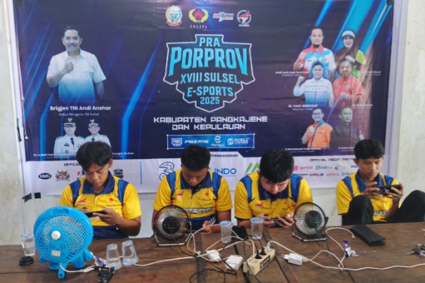 Tim Esport Mobile Legend Pangkep Lolos Babak Perebutan Tiket Porprov 2026