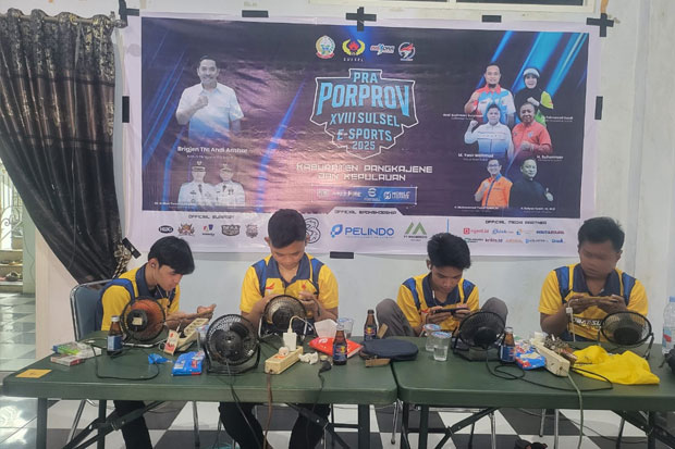 Tim MLBB, Free Fire dan PUBG Pangkep Lolos ke Babak Perebutan Tiket Porprov 2026