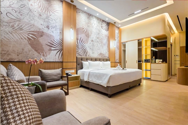 Golden Sandeq Suite: Keindahan dan Kenyamanan di Atas Kota Makassar