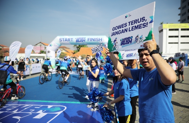 XLSMART Apresiasi Pelanggan Lewat Fun Bike dan Festival di Semarang