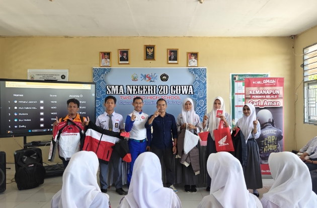 Edukasi Safety Riding Asmo Sulsel Sasar Pelajar Gowa