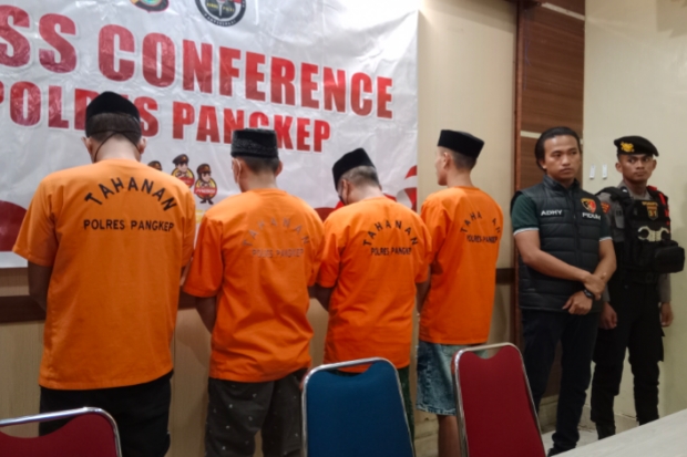 Polres Pangkep Ungkap 10 Kasus Hasil Operasi Sikat Lipu 2025