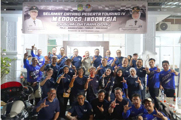 Bupati Irwan Sambut Touring MedDocs IV, Lutim Jadi Magnet Biker Dokter