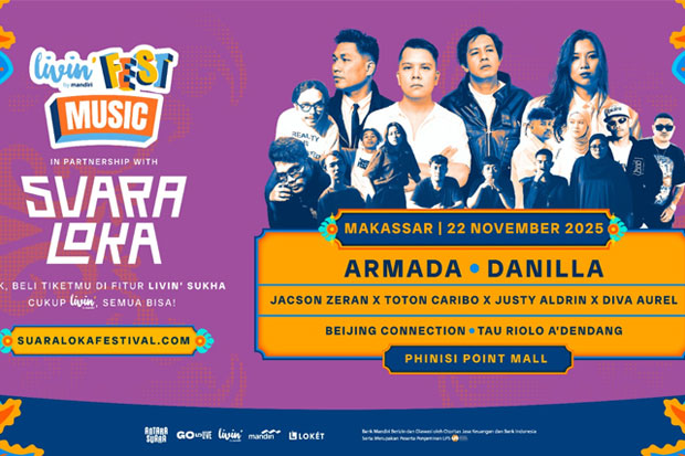Armada dan Danilla Ramaikan Suara Loka Makassar