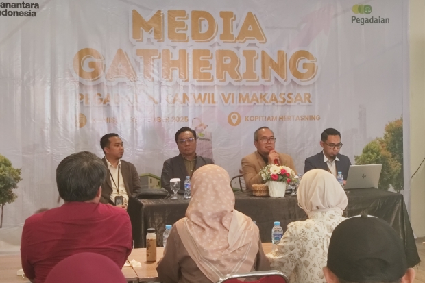 Cicilan Emas di Pegadaian Kanwil VI Makassar Meningkat 103 Persen