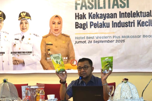 Kanwil Kemenkum Sulsel Fasilitasi Pendaftaran Merek bagi IKM Makassar