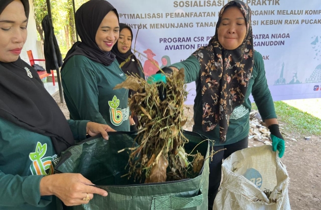 Program Eco-Cycle Pertamina Wujudkan Kebun Raya Pucak Lebih Hijau dan Mandiri
