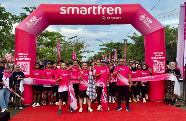 Ekspansi 4G LTE Smartfren di Bulukumba & Kupang Dimeriahkan Fun Run