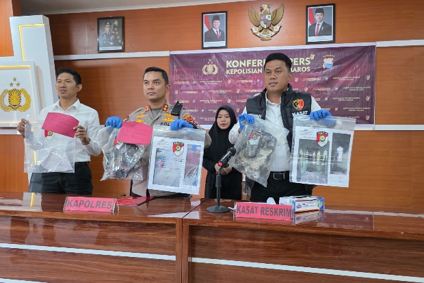 Polres Maros Amankan Pelaku Pembakaran 3 Masjid