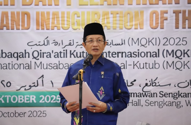 Menag Lantik 89 Dewan Hakim MQK Internasional 2025, Ada dari Brunei Darussalam
