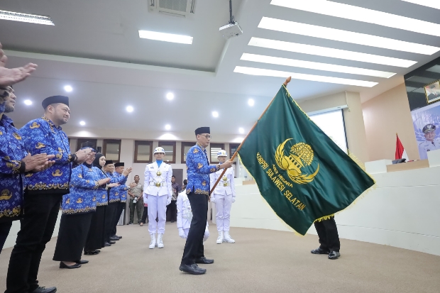 Sekda Andi Zulkifly Nanda Resmi Nakhodai Korpri Makassar