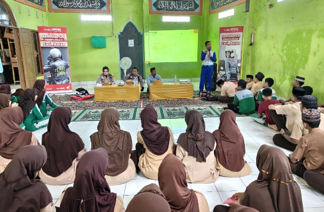 Edukasi Safety Riding Asmo Sulsel Sasar Siswa MAN & MTS Syekh Yusuf Gowa