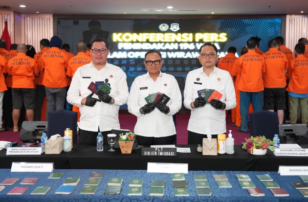 Imigrasi Tindak 196 WNA Selama Operasi Wira Waspada, Didominasi Langgar Izin Tinggal