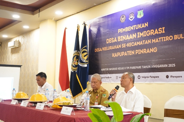Imigrasi Parepare Bentuk Desa Binaan Imigrasi di Kecamatan Mattiro Bulu Pinrang