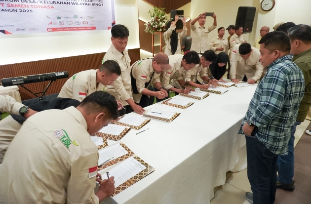 Semen Tonasa Teken Pakta Integritas untuk Perkuat TJSL di Wilayah Ring I