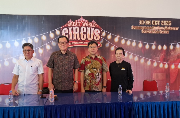 Sirkus Dunia di Summarecon Mutiara Makassar Hadirkan Penampil dari 5 Negara