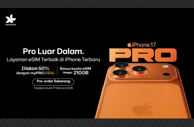 XLSMART Buka Pre-Order iPhone 17, Tawarkan Promo Eksklusif lewat myPRIO DEAL