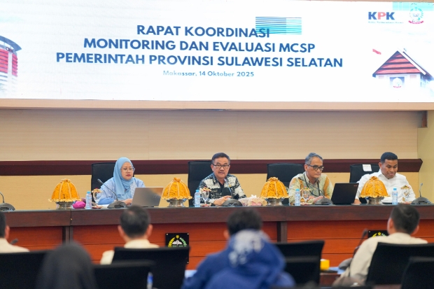 Pemprov Sulsel dan KPK Tingkatkan Efektivitas Pencegahan Korupsi