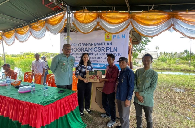 PLN UIP Sulawesi Dorong Ekonomi Pesisir Pohuwato lewat Bantuan Budidaya Ikan