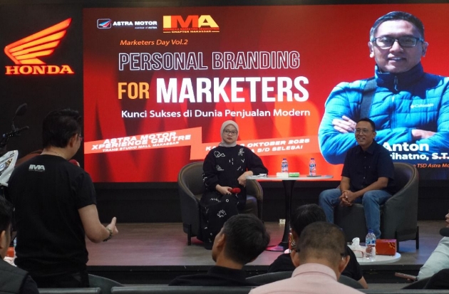 Asmo Sulsel Tuan Rumah Gathering IMA Makassar, Bahas Strategi Personal Branding untuk Marketers