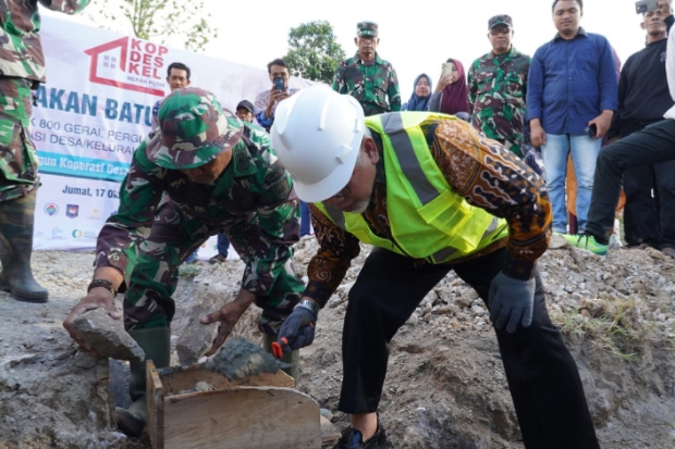Pembangunan Fisik 800 Gerai Kelengkapan KMP Bantaeng Dimulai
