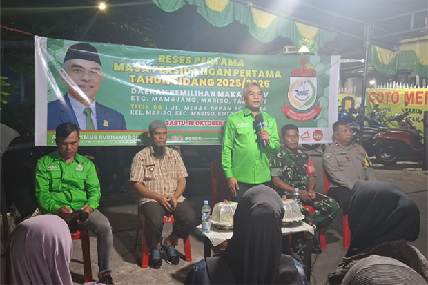 Warga Butuh Damtor, Andi Makmur Serap Aspirasi di Dua Titik Reses Kecamatan Mariso