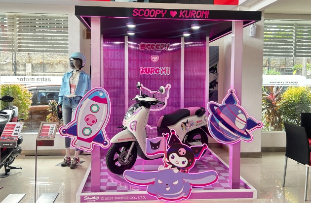 Honda Rilis Scoopy x Kuromi di Makassar, Harga Rp26 Juta